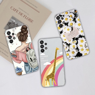 เคสโทรศัพท์มือถือ ซิลิโคนนิ่ม TPU ใส ลายการ์ตูนน่ารัก สําหรับ Samsung Galaxy A52 4G 5G A 52 4G 5G A52