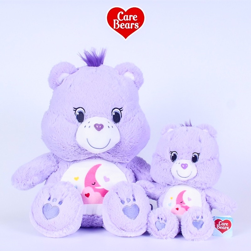 ตุ๊กตาแคร์แบร์ พร้อมส่ง สินค้าแท้ Care Bears สวีทดรีม 𝑺𝒘𝒆𝒆𝒕 𝑫𝒓𝒆𝒂𝒎 𝑩𝒆𝒂𝒓 สีม่วงพลาสเทล ลิขสิทไทย