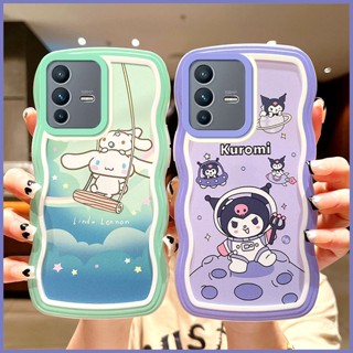 เคส Vivo V23 5G เคส Vivo V23 เคสโทรศัพท์มือถือแฟชั่น tpu กันหล่น ลายการ์ตูนหยัก สําหรับ Vivo V23 5G