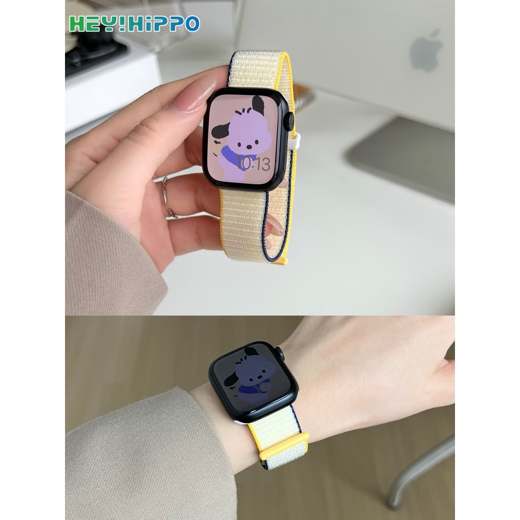 สายนาฬิกาข้อมือไนล่อน สําหรับ iwatch ultra 49 มม. iwatch series 8 7 6 se 5 4 3 45 มม. 41 มม. 40 มม. 44 มม. 42 มม. 38 มม.