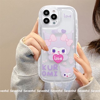 เคสโทรศัพท์มือถือแบบนิ่ม ใส ลายการ์ตูนคุโรมิน่ารัก สําหรับ iPhone 14 13 12 11 Pro Max Xs Max Xr X 7 8 6 6s Plus