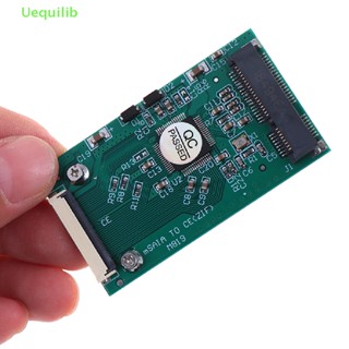 Uequilib อะแดปเตอร์แปลงสายเคเบิล 1.8 นิ้ว Mini mSATA PCI-E SSD เป็น 40Pin ZIF Card CE