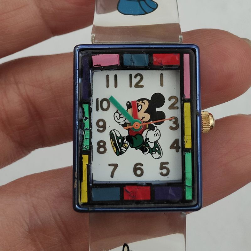 นาฬิกา Vintage Mickey Mouse นาฬิกาญี่ปุ่นมือสอง ระบบ quartz
