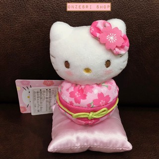 ตุ๊กตา Sanrio Ogama Mascot แบบ Hello Kitty สีชมพู ขนาด 12 x 7 x 7 ซม.