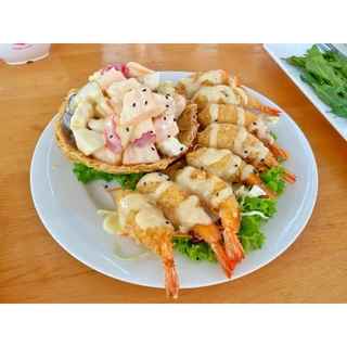 น้ำสลัดครีม S05 ตรา เพียวฟู้ดส์ 1000G สลัดครีม น้ำสลัด อร่อย น้ำสลัด น้ำสลัดครีมเพียวฟูด น้ำสลัดถุง