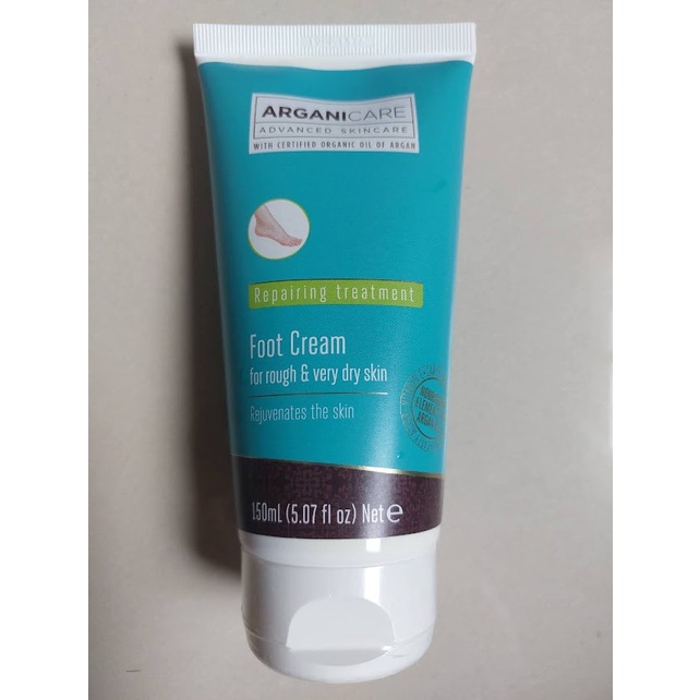 arganicare advanced skincare repairing treatment  foot cream  150 ml..exp 07/27