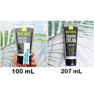 ครีมโกนหนวด Natural Shaving Cream 100 or 207 ml (Pacific Shaving Co.®)