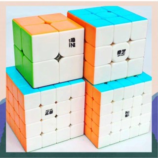 รูบิด รูบิค 3x3 แม่เหล็ก Qiyi ลำดับที่2ลำดับที่3ลำดับที่4 Rubiks Cube ระดับ3การเรียนรู้ระดับเริ่มต้น Rubiks Cube Alien Pyramid Mirror Turn เอียงชุดลูกบาศก์รูบิคห้าชุด