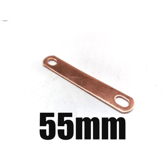 บัสบาร์ Bus bar หนา 1.5มม Busbar 25- 80 mm ทองแดงแท้ แผ่นทองแดง สำหรับ แบตเตอรี่