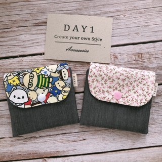 DAY 1 mini purse กระเป๋าใส่บัตร ใส่เงิน ใส่AirPods งาน handmade