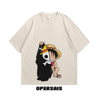 เสื้อยืดพรีเมี่ยม ขนาดใหญ่ พิมพ์ลาย ONEPIECE COMBED 24S | ผ้าฝ้าย One Piece OVERSIZE 24S รวมโดย KAOSMURAHBANDUNG