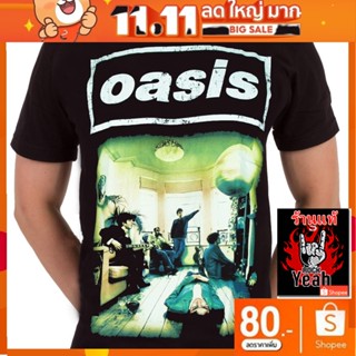 เสื้อวง Oasis เสื้อยืด โอเอซิส เสื้อยืดผู้ชาย Rock เสื้อวินเทจ RCM1492