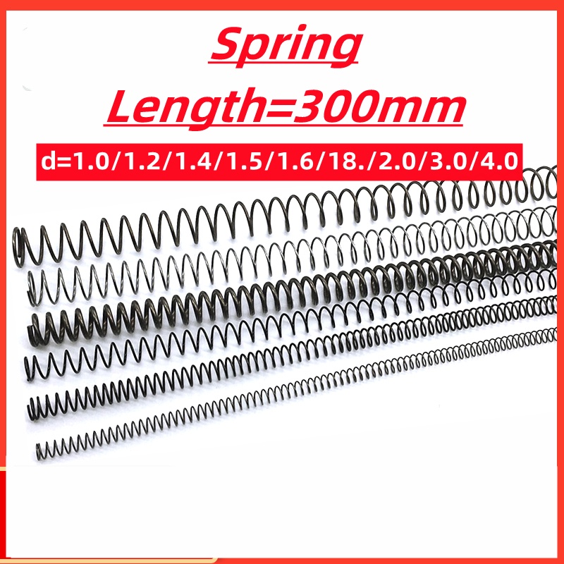 【JC】สปริงบีบอัด Od8 10 12 15 20 25 30 40 มม. ยาว 300 มม. 300 มม.