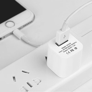 HOCO UH102 หัวชาร์จ อแดปเตอร์ Adapter 1A หัวชาร์จมาตรฐาน รุ่นยอดนิยม ราคาถูก ของแท้100% 1 USB 1 แอมป์  ปลั๊กชาร์จ