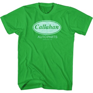 Callahan Auto T-Shirt เสื้อยืดสีขาวผู้ชาย เสื้อคนอ้วน เสื้อสาวอวบ