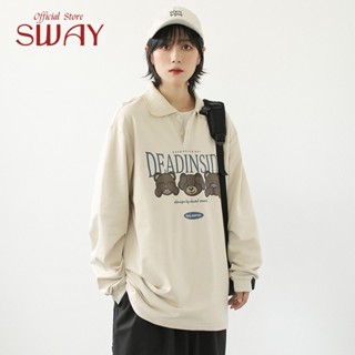 SWAY  เสื้อกันหนาว เสื้อฮู้ด นค้ามาใหม่ ใส่สบายๆ หลวม Korean Style High quality fashion สวย S071070 36Z230909