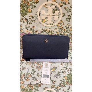 พร้อมส่ง🔥🔥Sale 3799🔥 ถูกเฟร่ออ กระเป๋าสตางค์ซิปรอบ Tory Burch Emerson Wristlet Zip Continental สีสวยคลาสสิค น่าใช้ฝุดๆ