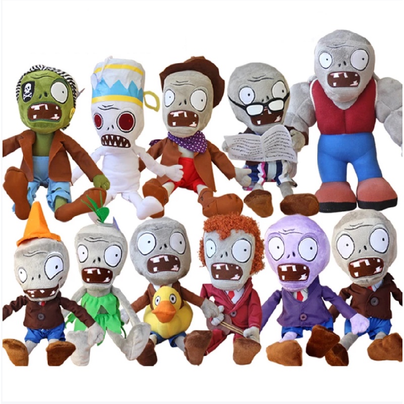 ของเล่นตุ๊กตาซอมบี้ พืชต่างชนิด 30 ซม. Plants Vs Zombies