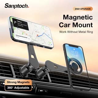 Sanptoch ที่วางโทรศัพท์มือถือ แบบแม่เหล็ก ปรับได้ 360 องศา ส…
