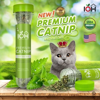 IOH PREMIUM CATNIP - LEAF AND BUD - แคทนิป กัญชาแมวพรีเมี่ยม สายพันธุ์ Nepeta Cataria นำเข้าจาก USA