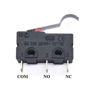 ไมโครสวิทช์ 3A 250V KW12 Micro Switch Limit Switch Sensor Auto Switch 3D Printer Accessories 5A 125V