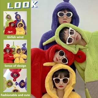 ชุดนอนจั๊มสูท คอสเพลย์สัตว์เทเลทับบี้ Disi Onesies Lala สําหรับผู้ใหญ่ ทุกเพศ