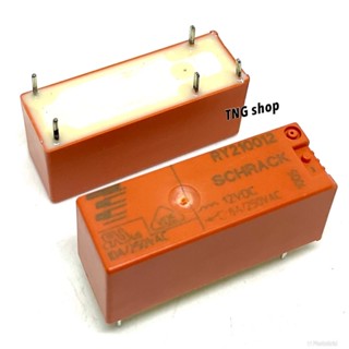 รีเลย์ รุ่น RY210012. (12V)   RYG12005 (5V).  .  RY210024. (24V) 5 ขา 8 แอมป์ 1 contact 1NO 1NC