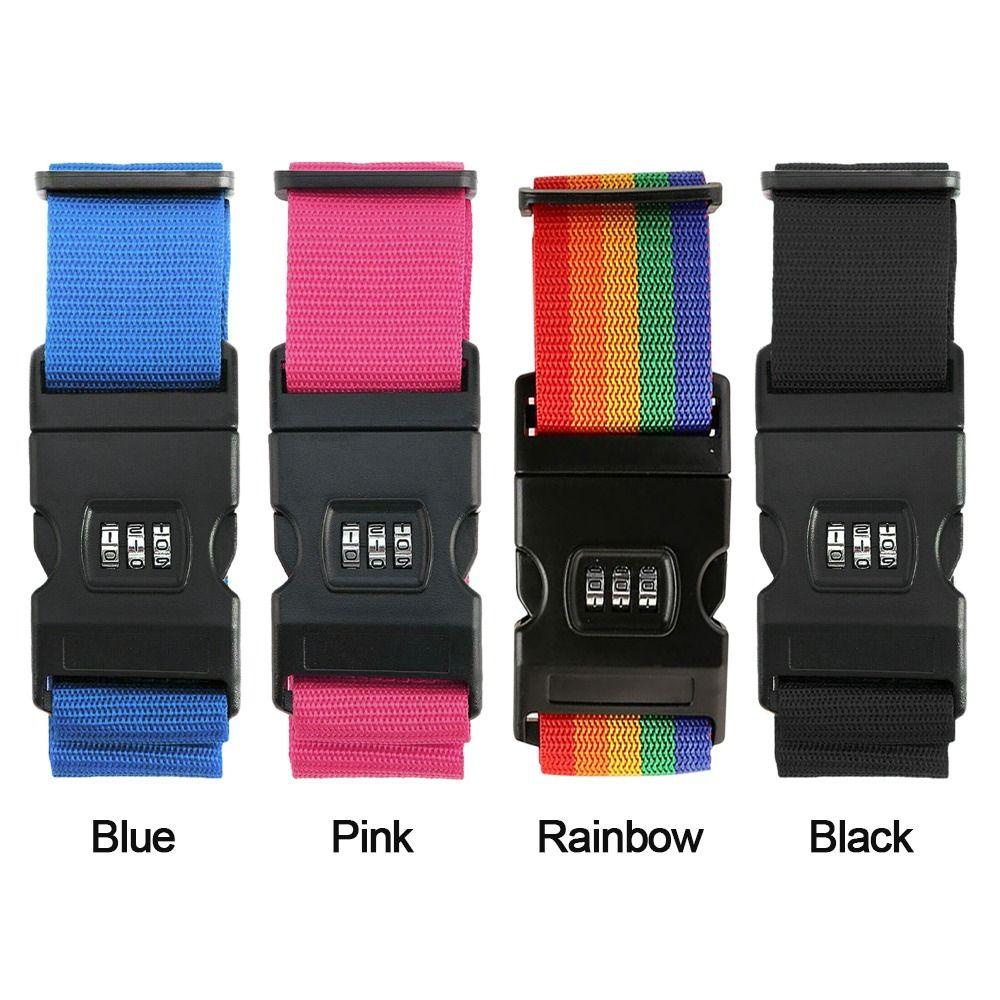 Trendyzone เข็มขัดกระเป๋าเดินทาง Security Travel Carry On Straps สายรัดกระเป๋าเดินทาง
