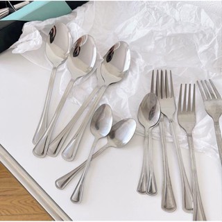 cherry ชุดช้อนส้อมสแตนเลส Kitchen pro cutlery set 12 ชิ้น