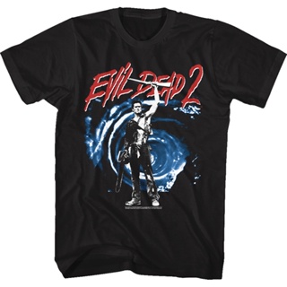 Time Portal Evil Dead T-Shirt เสื้อแฟชั่นผญ2022 อื่นๆ เสื้อยืดเข้ารูป เสื้อยืดสไตล์เกาหลี