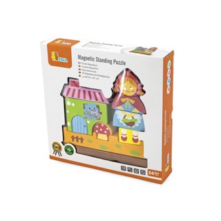 [ 2 ขวบ + ] Wooden Magnetic Standing Puzzle Little Red Riding Hood [จากแบรนด์ Viga] [พร้อมส่ง]!!!