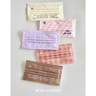 hudshhmask แมสก์ หน้ากากอนามัย #BLEU et ROSE