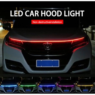 แถบไฟ Led DRL แบบยืดหยุ่น สําหรับตกแต่งกระโปรงหน้ารถยนต์ DRL