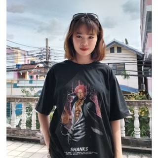 เสื้อยืด One Piece&gt;Shanks แชงคูสผมแดง T-shirt