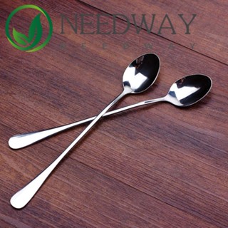 Needway ช้อนชา กาแฟ ขนมหวาน สเตนเลส สไตล์เกาหลี หรูหรา สําหรับเด็กนักเรียน