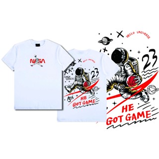 เสื้อยืดใหม่ NASA×The Coca-Cola Company เปิดตัวเสื้อยืดสำหรับบุรุษและสตรีนักบินอวกาศชาวอเมริกัน ผ้าฝ้าย 100% T-8844