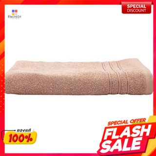 BESICO เบสิโค ผ้าขนหนูสีพื้น สีน้ำตาลอ่อน ขนาด 27 x 54 นิ้วBESICO BESICO Solid Color Towel Light Brown Size 27 x 54 inch