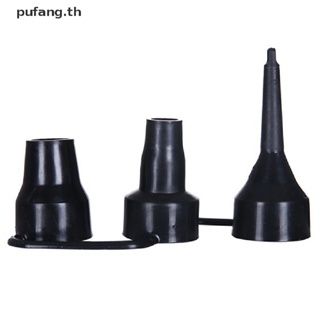 Pufang อะแดปเตอร์หัวฉีดปั๊มลม 3 ขนาด แบบเปลี่ยน สีดํา TH