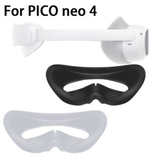 ใหม่ หน้ากากครอบตา ซิลิโคน ป้องกันเหงื่อ ระบายอากาศ สําหรับหูฟัง Pico 4 VR