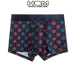 HOM (ออฮ์ม) รุ่น 402383-I0RA กางเกงในชายBoxer Polyamideเป้าเปิดบนควักสะดวกทั้งซ้ายและขวา นูนกระชับได้รูปปลายขาไม่ม้วน