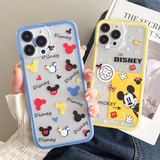 เคสโทรศัพท์มือถือแบบนิ่ม ใส ลายการ์ตูนมิกกี้เมาส์ สําหรับ Samsung S22+ S21+ S10 S20 S21 Ultra Note 10 Plus 20 Ultra S20 FE S21 FE 5G