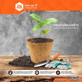 กระถางใยมะพร้าว 4 นิ้ว รุ่น RC006 (แพ็ค 6) |ZWG|