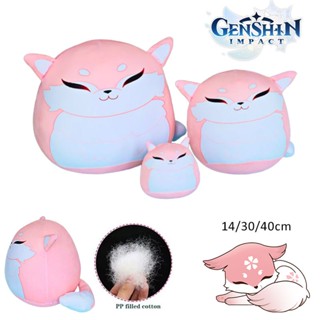 Hot Game Genshin Impact Yae Miko Fox Plush Doll Pillow Soft Stuffed Animal Toy Kids Baby Birthday Christmas Gift