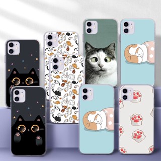 เคสโทรศัพท์มือถือแบบนิ่ม TPU ใส ลายแมวน่ารัก ERT56 สําหรับ VIVO V11 V11 Pro V15 V19 V20 SE Y70 V21 V5 Lite Y66 V5s Y67 V7 Plus Y79