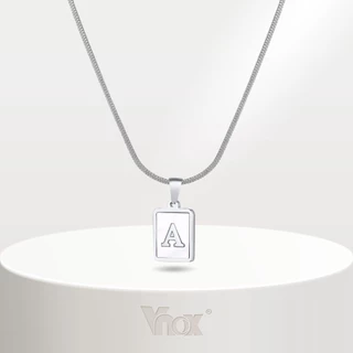 Vnox สร้อยคอโซ่เงิน จี้รูปเปลือกหอย งู 26 ตัว สําหรับผู้หญิง และผู้ชาย