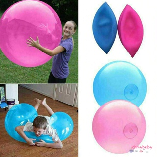 ลูกบอลฟองเป่าลมเด็กกลางแจ้ง Soft Air Water Filled Bubble Ball Blow Up ลูกโป่งของเล่นเกมปาร์ตี้สนุกของขวัญที่ดี [O/5]