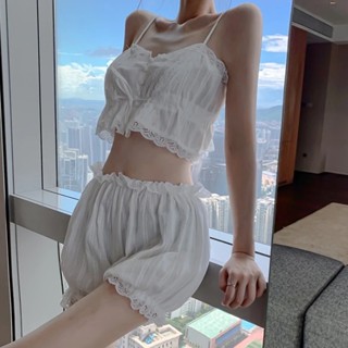ชุดนอนผ้าฝ้าย ชุดนอนนน่ารักพร้อมส่งจากไทย