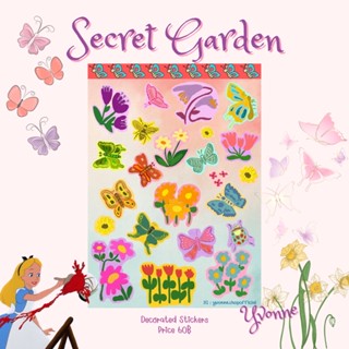 Secret Garden A6 Sticker Pack