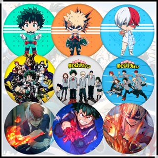 ❣️ป้าย My Hero Academia ขนาด 58 มม. 1 ชิ้น❣️ เข็มกลัด รูปการ์ตูนอนิเมะ สําหรับตกแต่งเสื้อผ้า กระเป๋า DIY (ชุด 02:9 สไตล์)