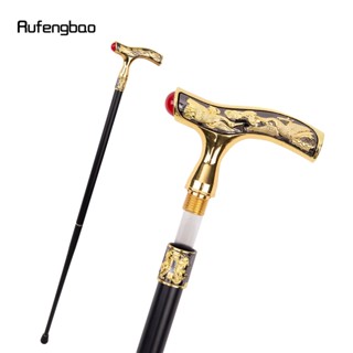 Crane Walking Cane Red Gemstone Walking Stick with 26cm Hidden Plate Self Defense Cane Cosplay Crosier 93cm